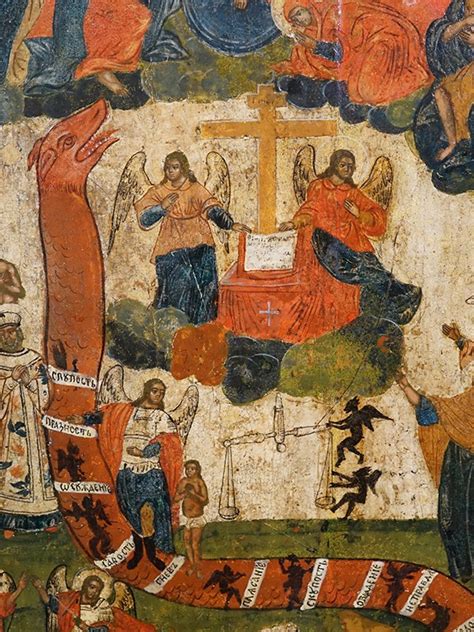 Икона «Страшный суд», дерево, левкас, темпера, 128,0 × 95,5см ...