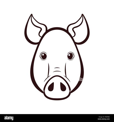 Pig Head Illustration Stock Photos And Pig Head Illustration Stock Images