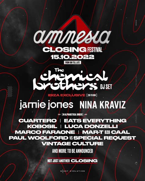 Amnesia anuncia el cartel de su épico ClosingFestival Vicious Magazine