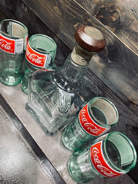 Jack and Coke Set Made From Reclaimed Coca Cola Bottles and a | Etsy