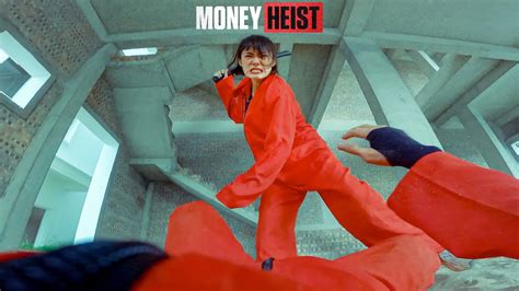 Money Heist Escaping Angry Girlfriend Parkour Pov Youtube