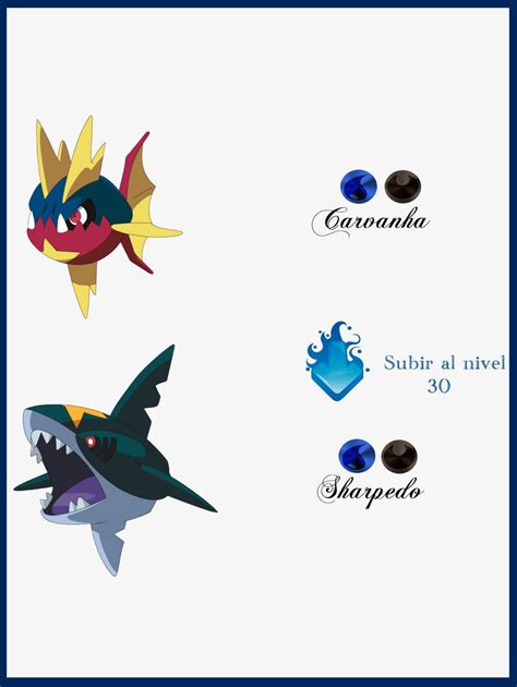 149 Carvanha Evoluciones by Maxconnery on DeviantArt