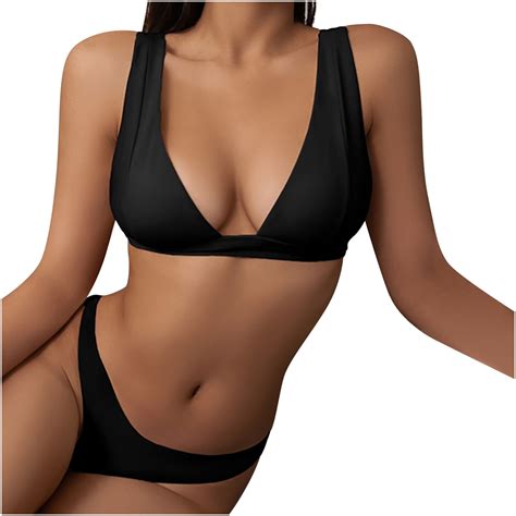 Quyuon Women Bikini Sets Two Piece Modest Swinsuit Women S Bathing