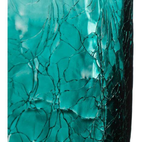 Vase cylindre verre craquelé H30cm Atmosphera créateur d intérieur