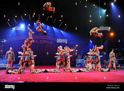 Performers Entertain The Crowd At The 34th Monte Carlo International