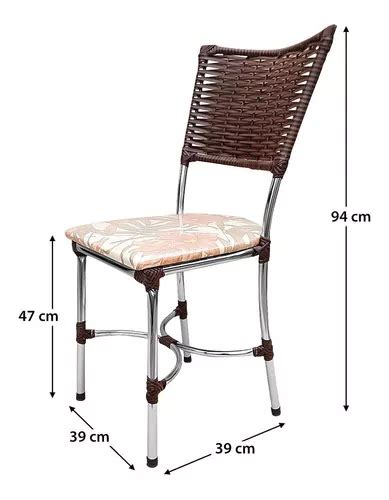 Kit Cadeiras Tubular Siena Cromada Fibra Sint Tica Cozinha Mercadolivre