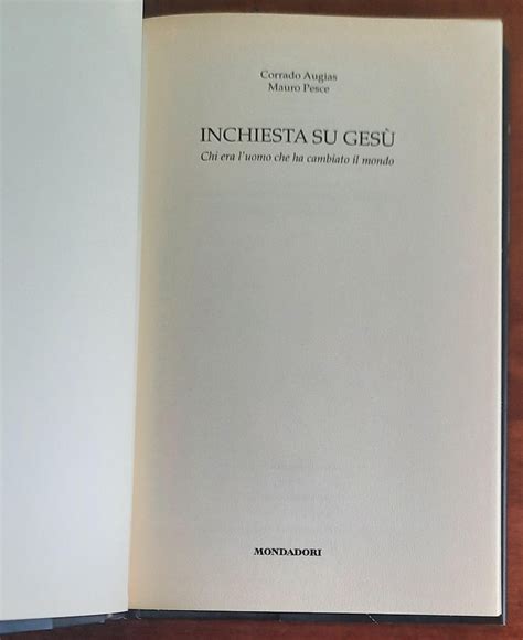 Inchiesta su Gesù. Chi era l’uomo che ha cambiato il mondo – Libreria
