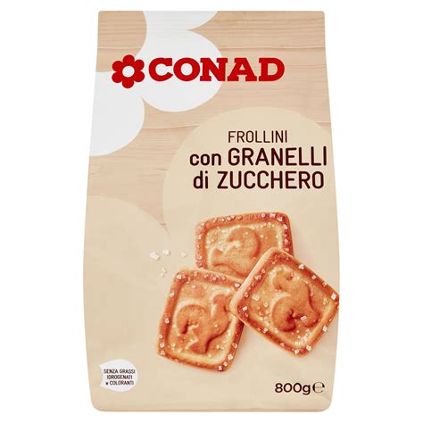 Frollini Con Granelli Di Zucchero G Conad Conad