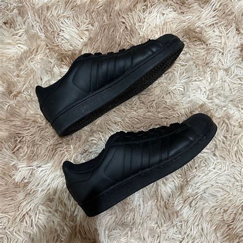 Original Adidas Superstar All Black Series Mens Fashion Footwear