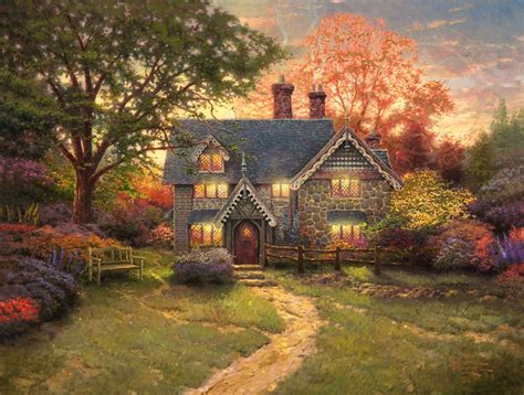 Cottage Painting At Paintingvalley Explore Collection Of Cottage