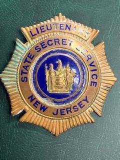 New Jersey State Secret Service Lieutenant police badge – Trade Nation