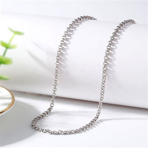 Jeulia Double Chain Design Sterling Silver Necklace Jeulia Jewelry