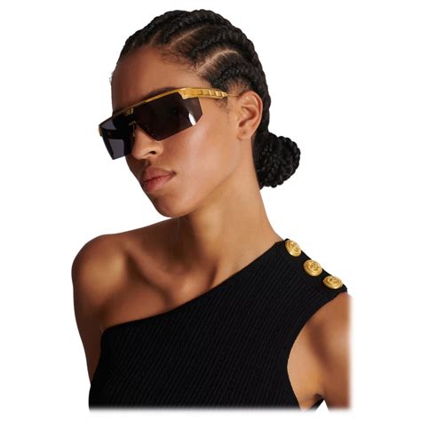 Balmain Major Sunglasses Gold Balmain Eyewear Avvenice