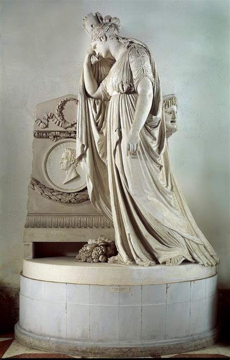 Canova Monument To Vittorio Alfieri Partial Plaster Model