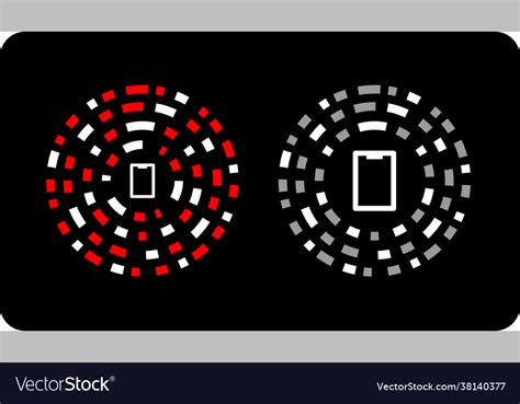 New style qr code - round circle Royalty Free Vector Image