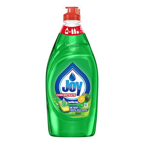 Joy Concentrated Dishwashing Liquid Sparkling Lime Ntuc Fairprice