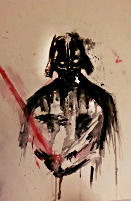 Darth Vader Watercolor Painting At Paintingvalley Explore