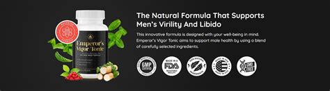 Boost Mens Virility And Libido Emperors Vigor Tonic Reviews By