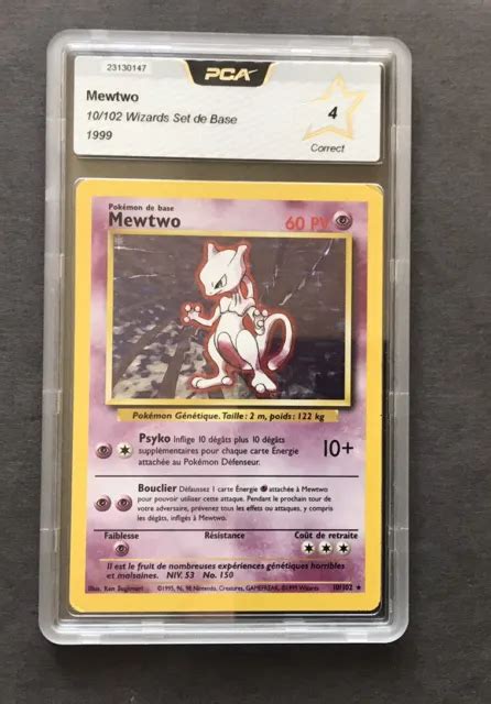 Pok Mon Mewtwo Set De Base Holo Wizards Fr Pca Eur