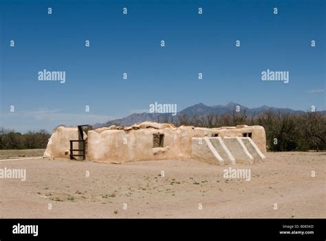 Old Jesuit Mission Tumacacori Arizona Usa Stock Photo Alamy