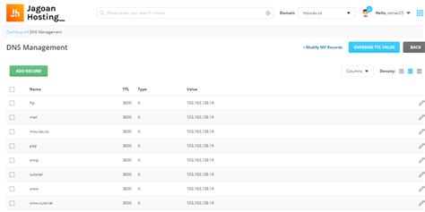 Setting Dns Pada Directadmin Knowledge Base Jagoan Hosting Indonesia