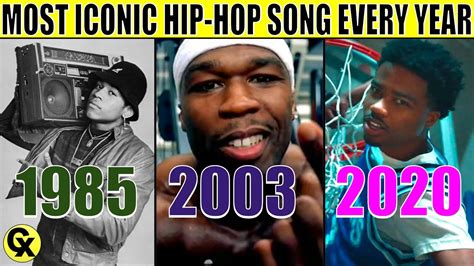 Most Iconic Hip Hop By Year 1979 2022 Youtube