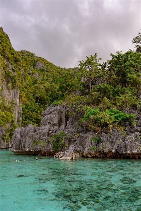 Twin Lagoon Entrance, Coron Island. Palawan - Philippines Stock Image ...