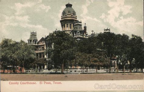 County Courthouse El Paso, TX Postcard