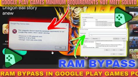 This Computer Doesn T Meet Minimum Requirements Google Play Games Beta