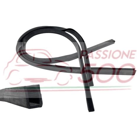 COPPIA GUARNIZIONE CANALINO SCORRIVETRO PORTE AUTOBIANCHI BIANCHINA