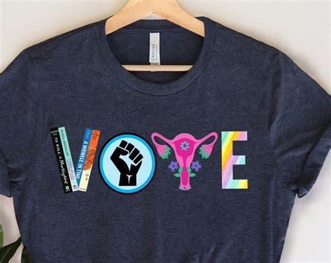 Vote Shirt Banned Books Shirt Reproductive Rights Tee Blm Shirts