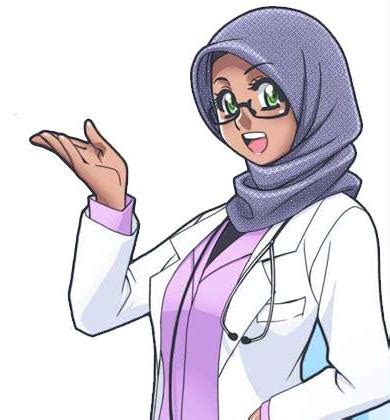 Gambar Kartun Dokter Gigi Muslim - IMAGESEE