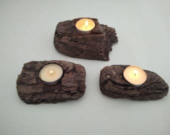 Driftwood Candle Holder Etsy