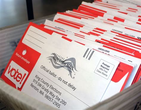 State Will Pay For Postage On Ballots For All Voters Outside King