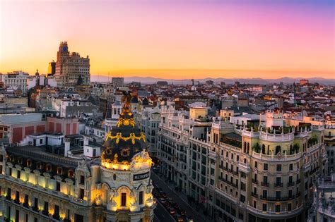 Sunset Panorama | Madrid, Spain - Fine Art Photography by Nico Trinkhaus