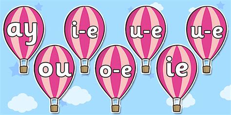 Phase Phonemes On Hot Air Balloons Hecho Por Educadores