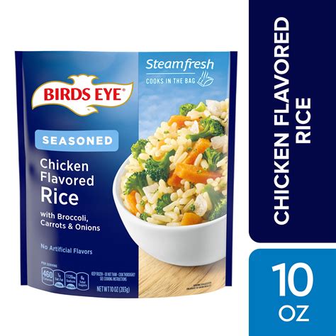 Birds Eye Steamfresh Seasoned Chicken Flavored Rice With Vegetables