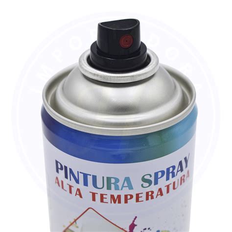 Pintura Spray Plata Alta Temperatura 400ml Herrera