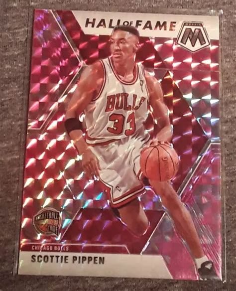 2019 20 PANINI MOSAÏQUE rose Prizm Hall of Fame Scottie Pippen EUR 2 21