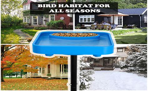 Amazon KYWYOYOU Heated Bird Bath Bird Baths For Outdoors And