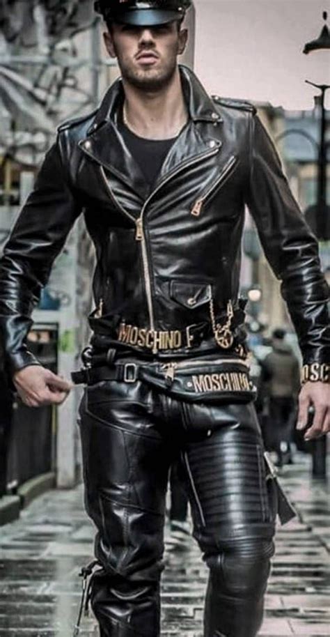 Pin By Thomas Moore On Handsome Mens Leather Clothing Leather Jacket Men Biker Outfit Men