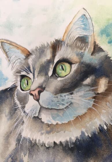 Paint a Watercolor Cat | Online class | Gifts | ClassBento