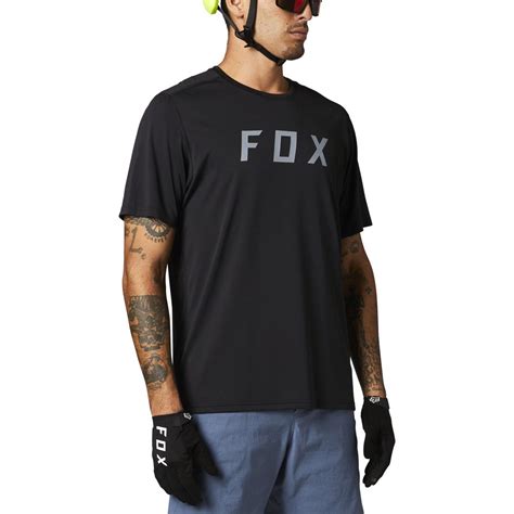 Fox MTB Jersey Kurzarm Ranger Schwarz Maciag Offroad