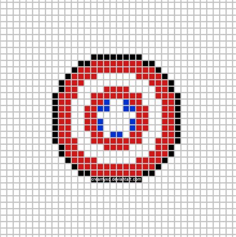 Captain America Shield Template by CreamyXD on DeviantArt