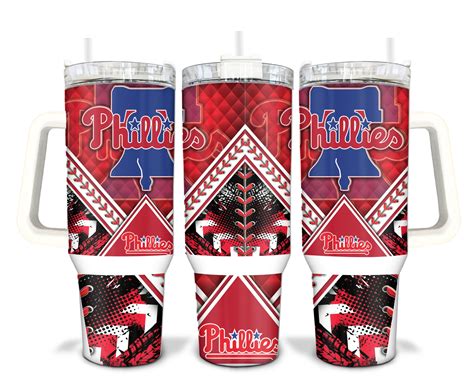 Philadelphia Phillies Mlb Custom Stanley Quencher Oz Stainless Steel