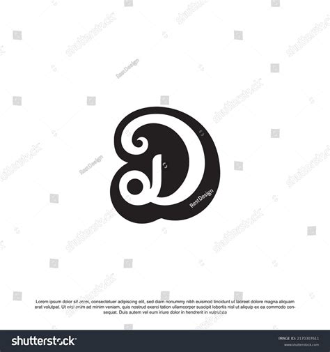 Vintage Letter D Logo Design Stock Vector Royalty Free 2170307611