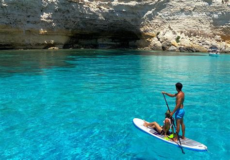 Hour Boat Tour Boat And Sup Tour In Lampedusa Sicily Manawa