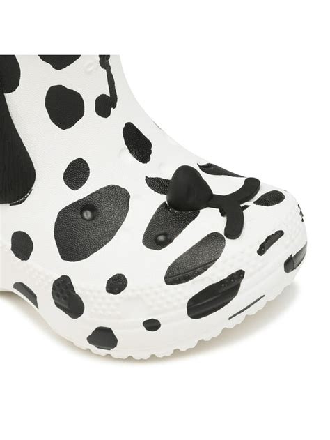 Crocs Kalosze Crocs Classic I Am Dalmatian Boot T 209079 Biały Modivopl