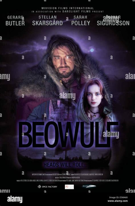 Beowulf And Grendel Aka Beowulf Poster Art From Left Gerard Butler