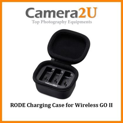 Rode Charging Case For Wireless Go Ii Camera U Malaysia Top Camera